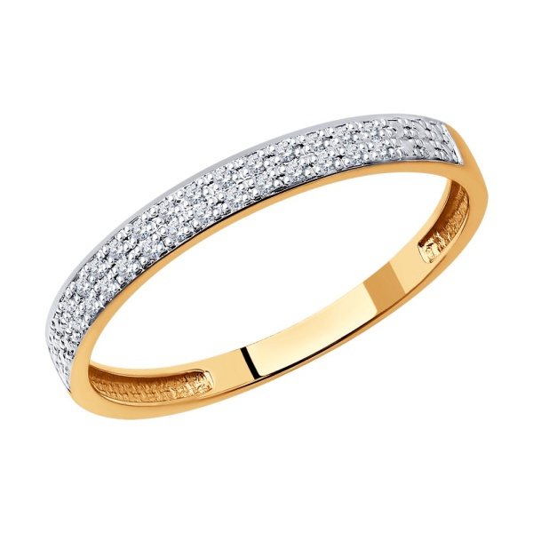 Кольцо из золота с бриллиантами