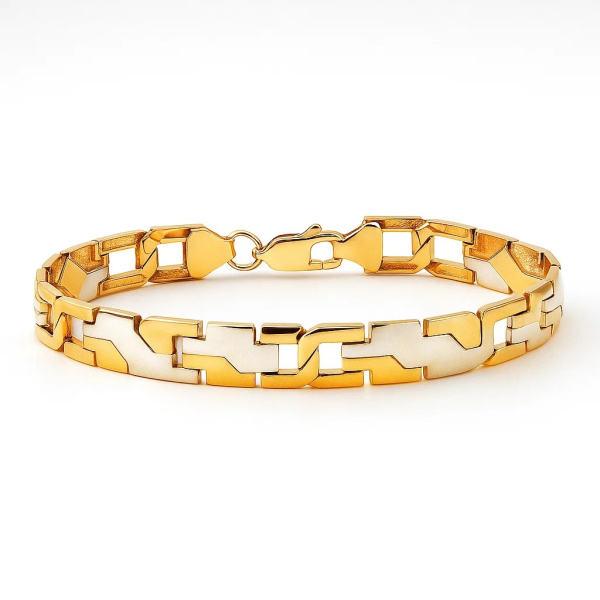 Браслет из комбинированного золота