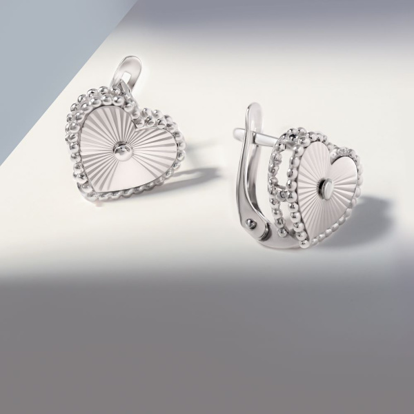 Серьги из серебра