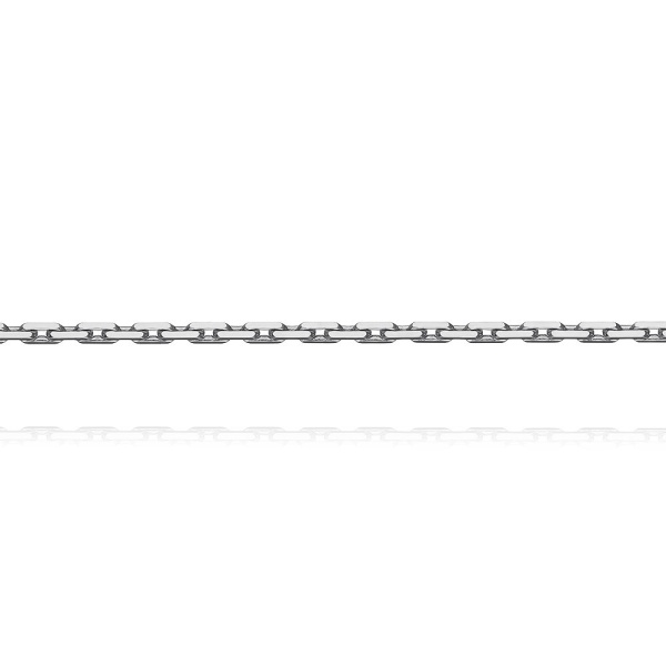 Цепь из белого золота 585, плетение «Якорь»