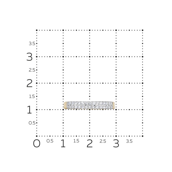 Кольцо из красного золота с бриллиантами