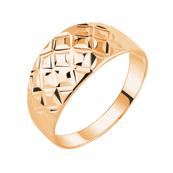 Кольцо из красного золота