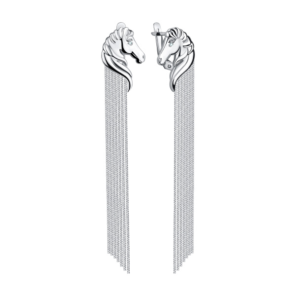 Серьги из серебра