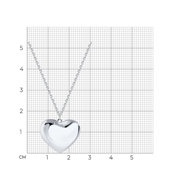 Колье из серебра