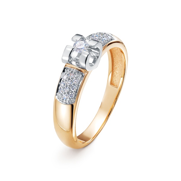 Кольцо из золота с бриллиантами