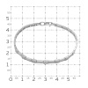 Браслет из белого золота с бриллиантами