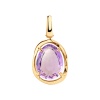 Подвеска из красного золота с аметистом