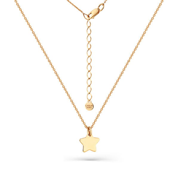 Колье из красного золота 585 пробы