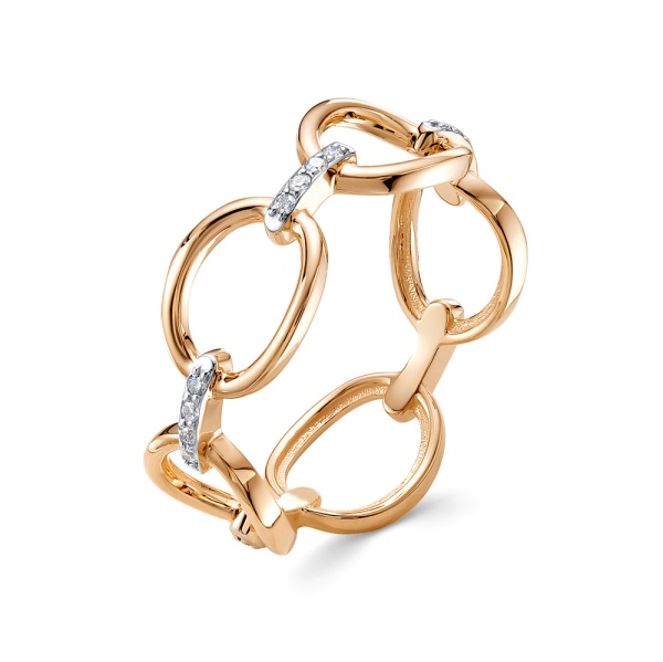 Кольцо из золота с бриллиантами