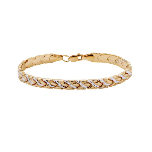 Браслет из комбинированного золота