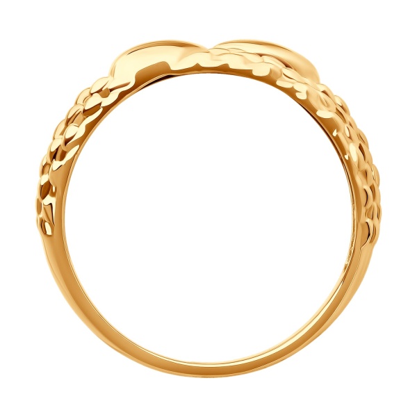 Кольцо из красного золота