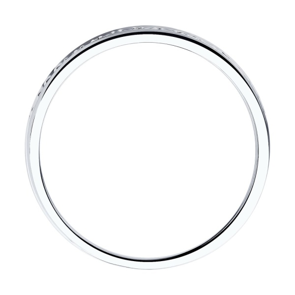 Кольцо из белого золота с бриллиантами