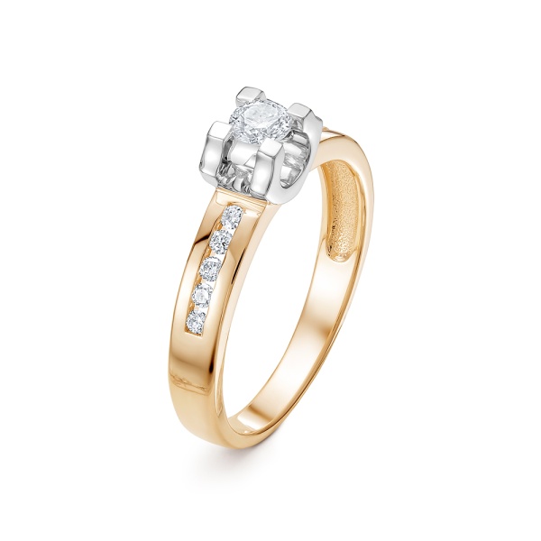 Кольцо из золота с бриллиантами