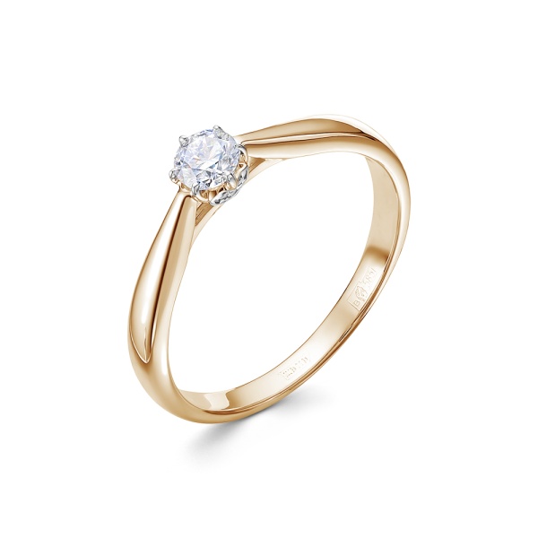 Кольцо из золота с бриллиантами