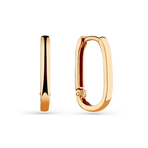 Серьги из красного золота