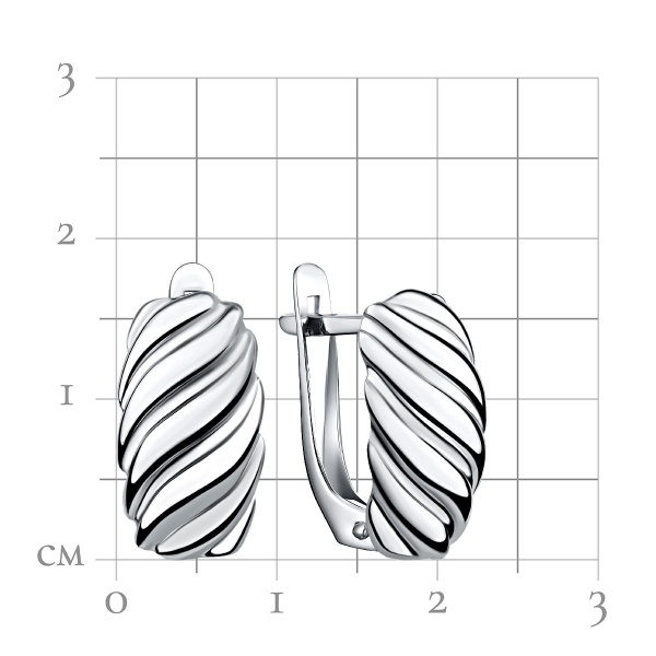 Серьги из серебра