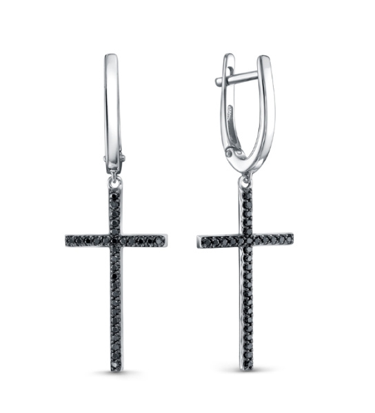 Серьги из золота с бриллиантами