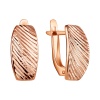 Серьги из красного золота