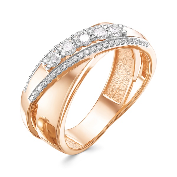 Кольцо из золота с бриллиантами