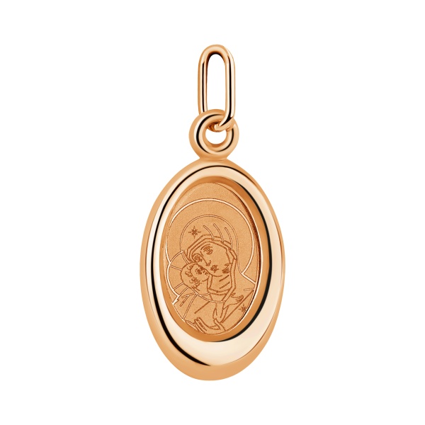 Подвеска из красного золота