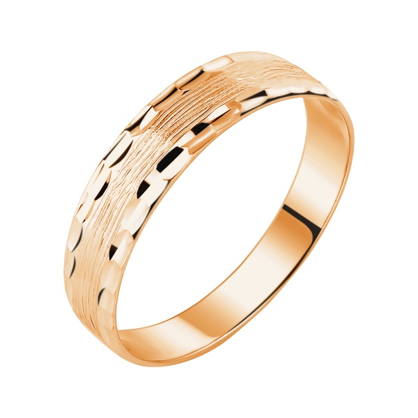 Кольцо из красного золота