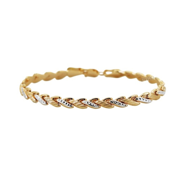 Браслет из комбинированного золота