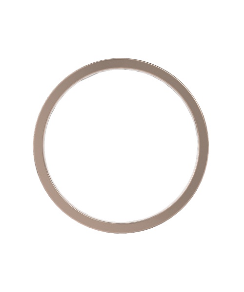 Обручальное кольцо из красного золота с белой керамикой и бриллиантом