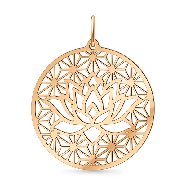 Подвеска из красного золота