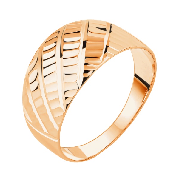 Кольцо из красного золота