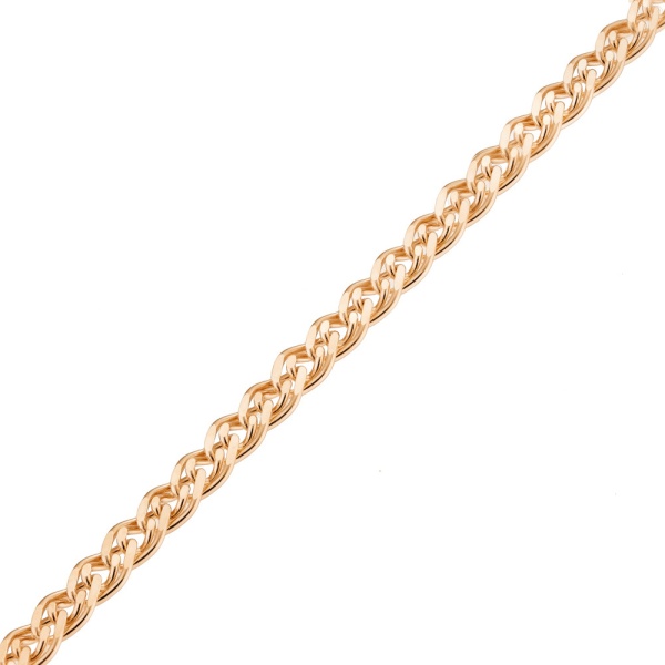 Цепь из красного золота 585, плетение «Нонна»