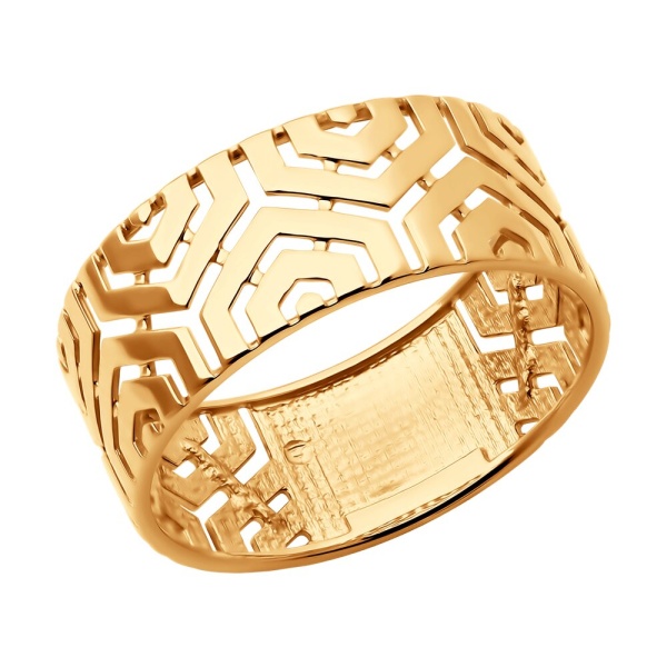 Кольцо из красного золота