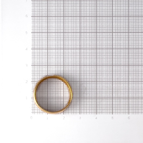 Обручальное кольцо из красного золота с бриллиантами