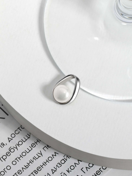 Подвеска из серебра с жемчугом