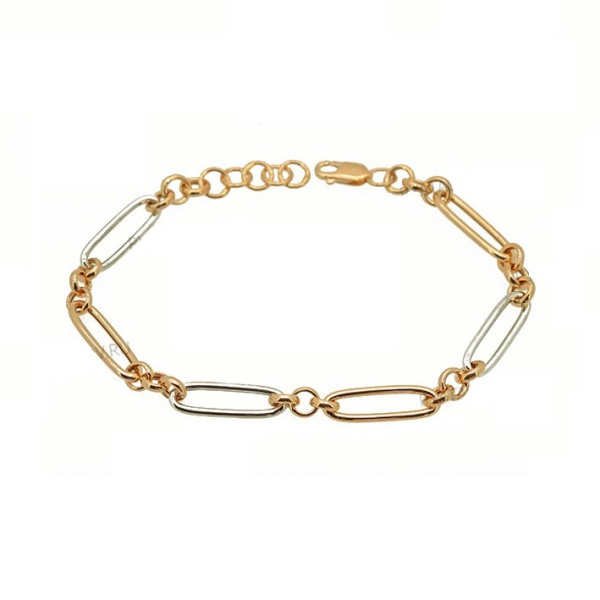 Браслет из комбинированного золота