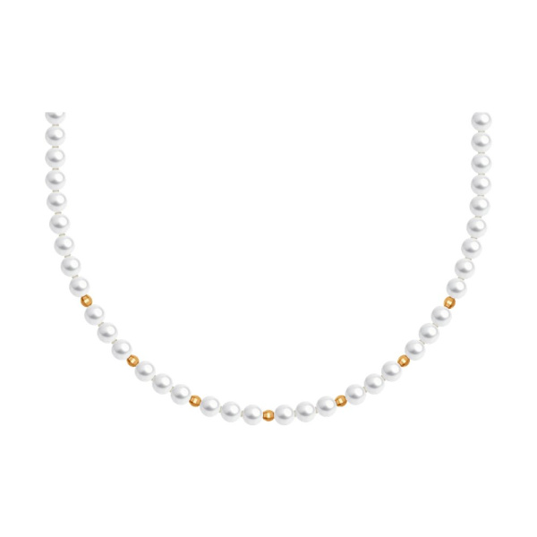 Колье из красного золота с жемчугом