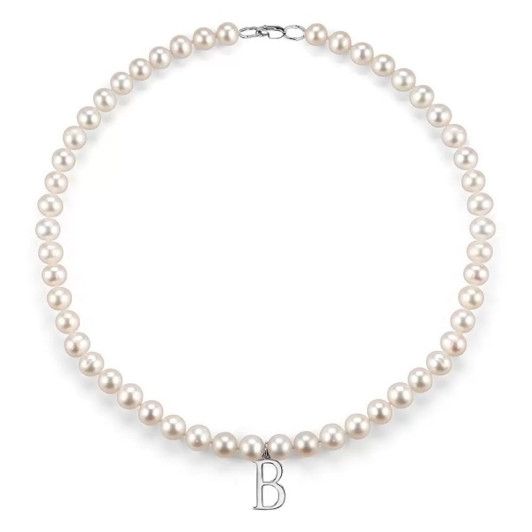 Бусы из серебра с жемчугом