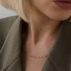 Цепь из красного золота 585, плетение «Love»