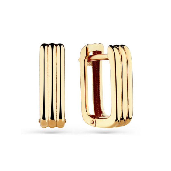 Серьги из красного золота