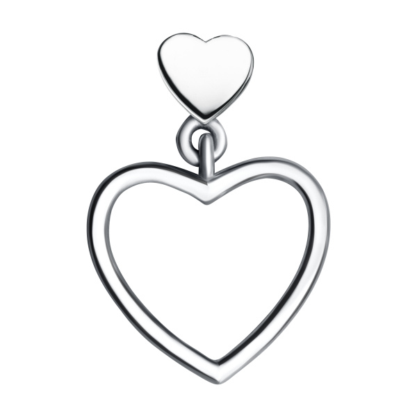 Подвеска из серебра «Сердце»