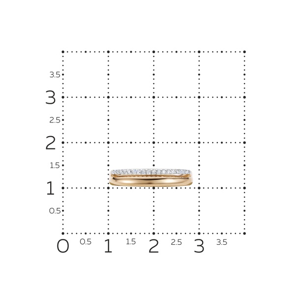 Кольцо из золота с бриллиантами