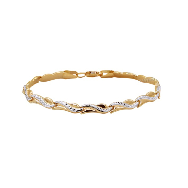 Браслет из комбинированного золота