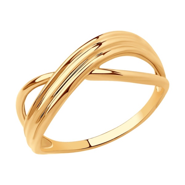 Кольцо из красного золота