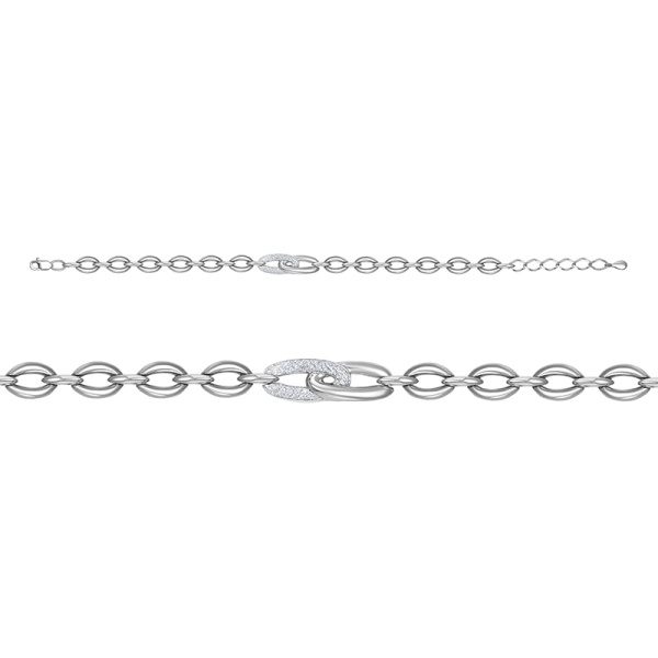 Браслет из белого золота с бриллиантами