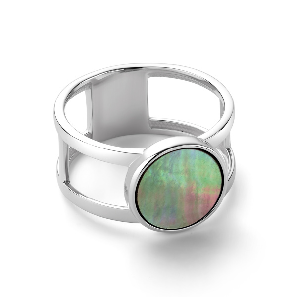 Кольцо из серебра с перламутром