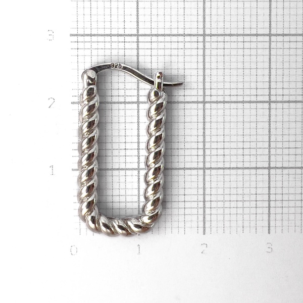 Серьги из серебра