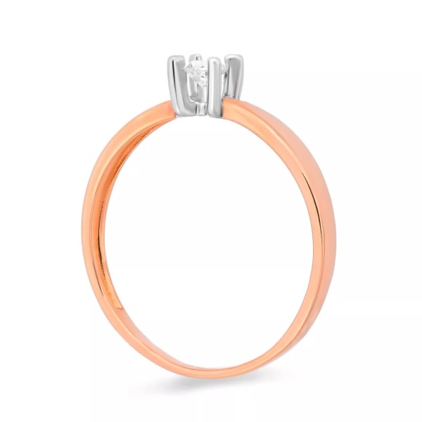 Кольцо из золота с бриллиантом