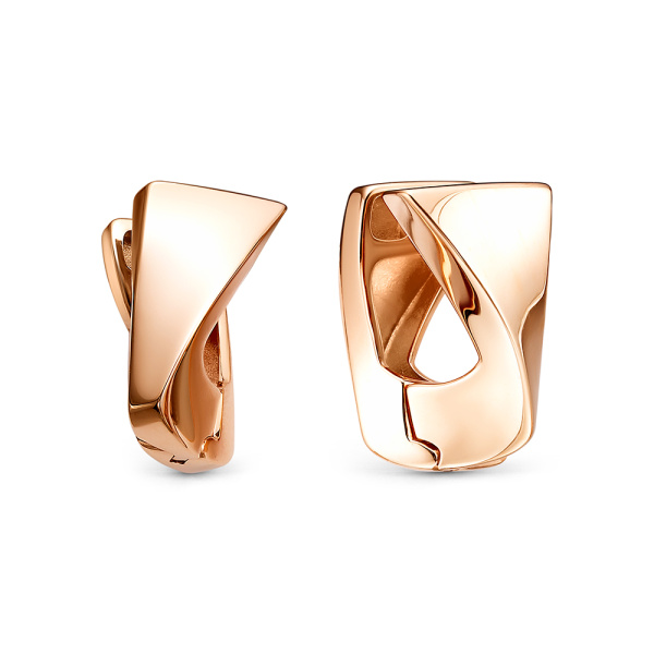 Серьги из красного золота