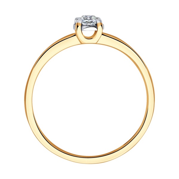 Кольцо из золота с бриллиантами