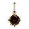 Подвеска из красного золота с раухтопазом