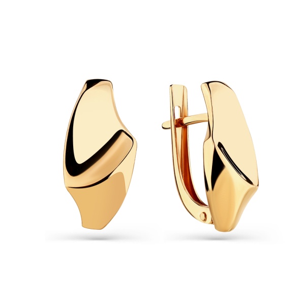 Серьги из красного золота